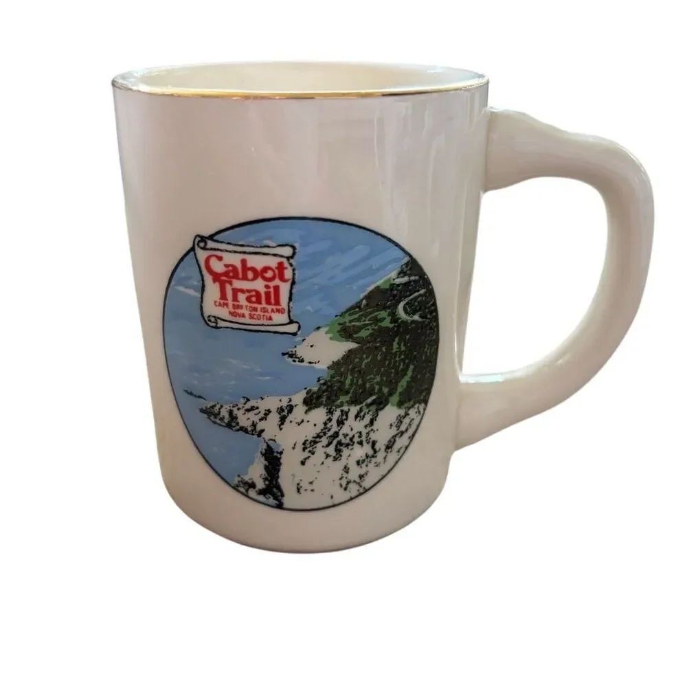Cabot Trail Cape Breton Island Nova Scotia 22K Ceramic Mug